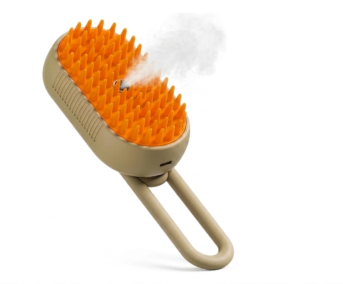 Cepillo a vapor multifuncional para mascotas